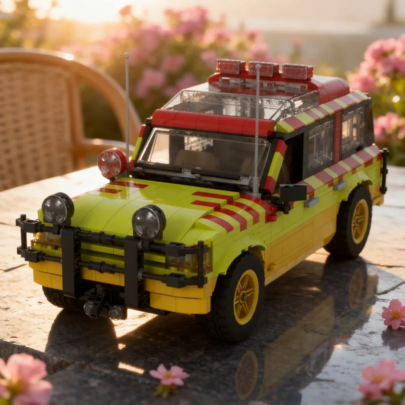 

1222pcs MOC Creator Expert 1 J P Forded Explorer Model Building Blocks Construction Christmas Gifts DIY Idea Toys Education