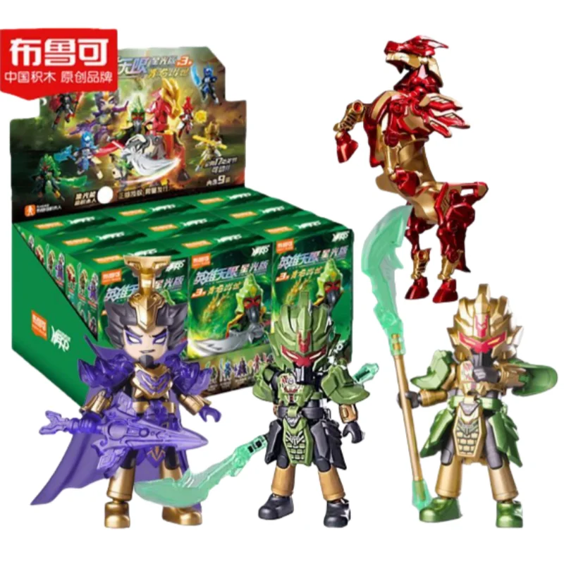 

BLOKEES Heroes Unlimited Starlight Edition V3 Строительный блок в сборе Модель слепая коробка Орнамент Украшение Коллекционная игрушка Детский подарок