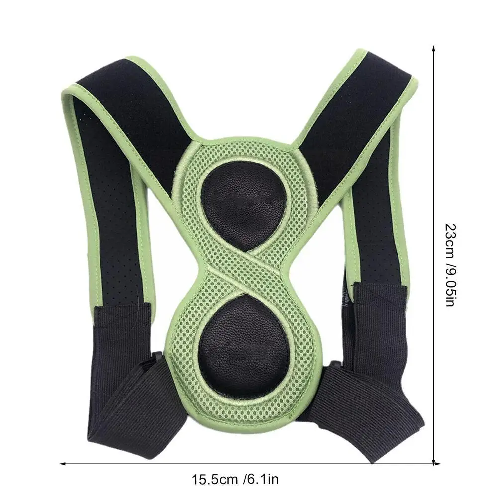 8 Shaped Posture Corrector For Kids Adults Adjustable Upper Back Brace Support For Neck Back Shoulder Spine Posture Correct X4C1