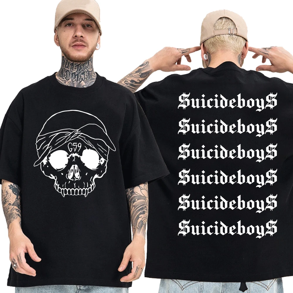 Suicideboys G59 T Shirt Men Fashion Hip Hop T-Shirt Oversized Short Sleeve T-Shirts Streetwear