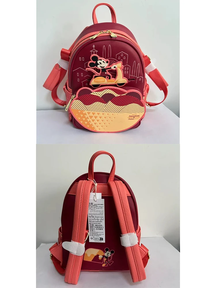 

Disney new red backpack with exquisite appearance and large capacity is suitable for daily use or collecting girl holiday gifts