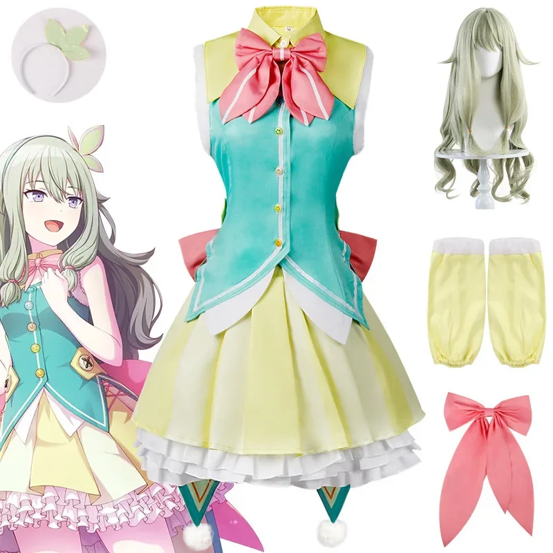 Projeto sekai colorido palco anime kusanagi nene cosplay traje peruca carnaval halloween festa de natal roupas para meninas femininas