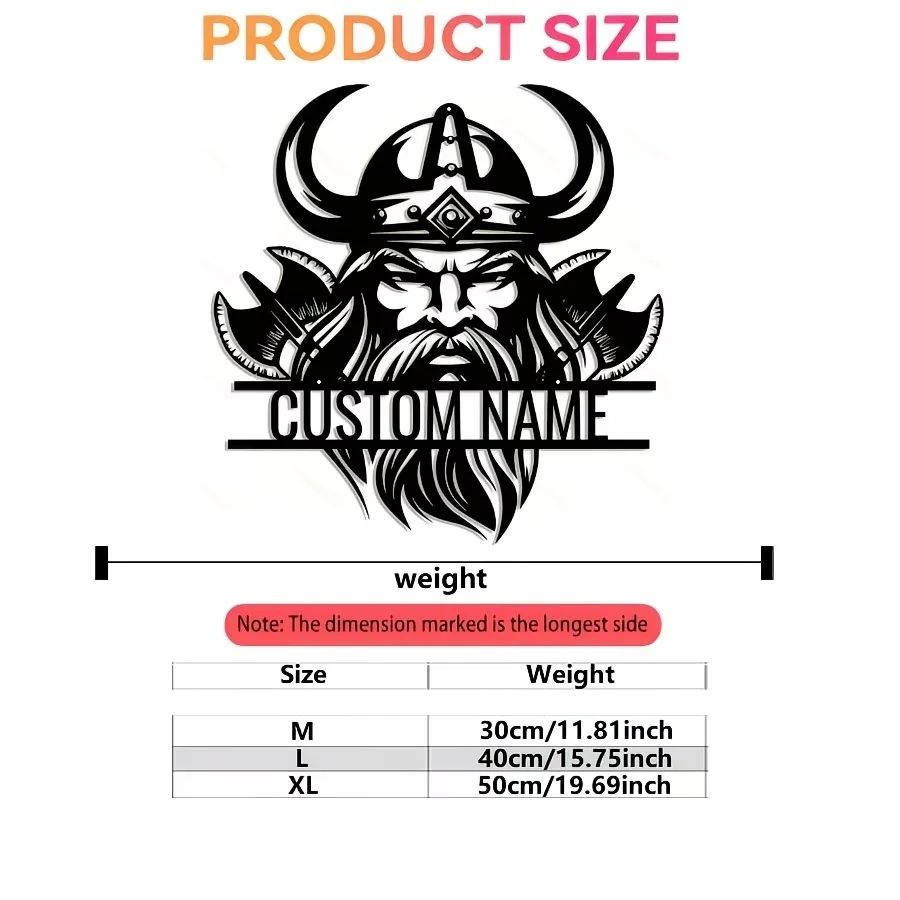 Custom Metal Viking Helmet Wall Decor, Legendary Decoration for Man Cave/Study/Wine Cellar, Exclusive Gift for Father'S Day