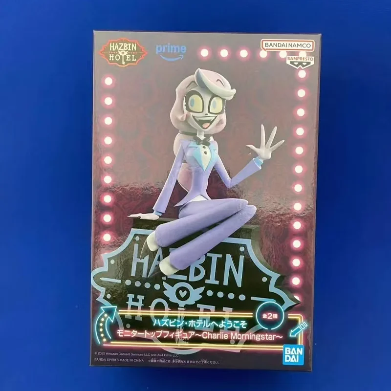 

[Genuine Original] Bandai Banpresto Hazbin Hotel Charlie Morningstar PVC Figure Model Sitting Posture Collector Figurine Toys