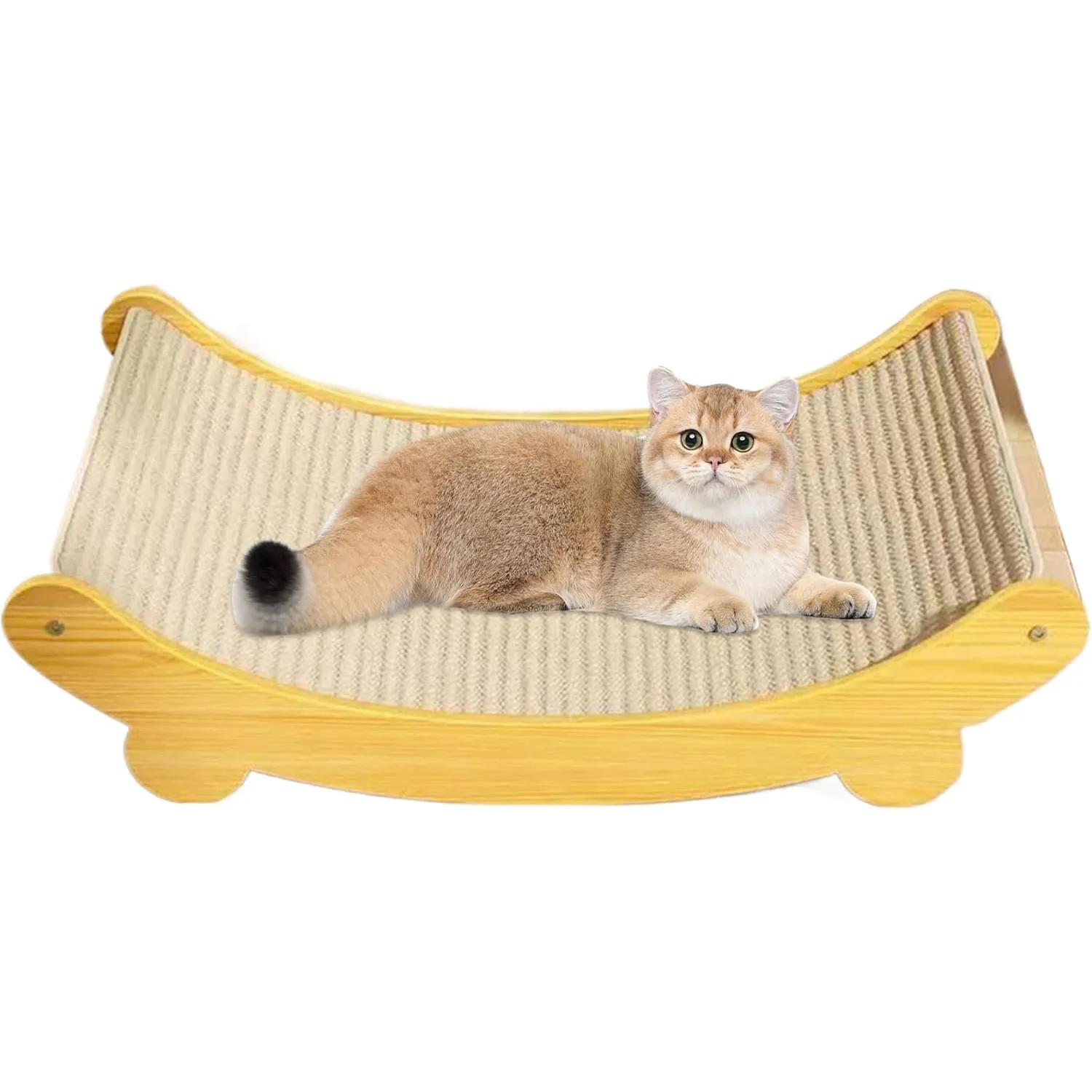 

Cat Scratching Pad Wooden Cat Scratch Board Detachable Wear-Resistant Multifuction Cat Sleeping Bed Kitten Grinding Cat Toys