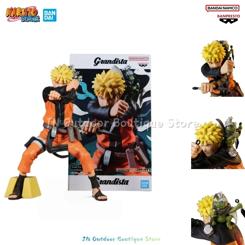 Banpresto Grandista Naruto Shippuden Uzumaki Naruto Anime Figure PVC Collectible Model Desktop Ornament For Collection Gift