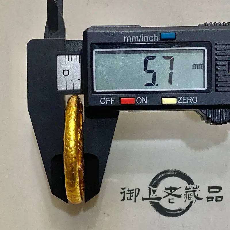 Treasures Daqing Xianfeng Jinbao Royal Gift Back Vault Coins Retro Solid Gold Cake