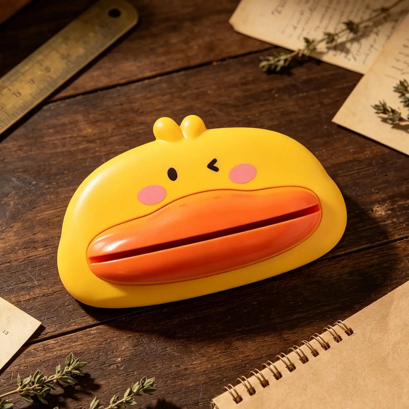 Duck Shape Magnetic Finger Guard, Silicone Anti-Slip Kitchen Chopping Aid, Hand Protector for Cutting Meat, Vegetables & Bones view 3