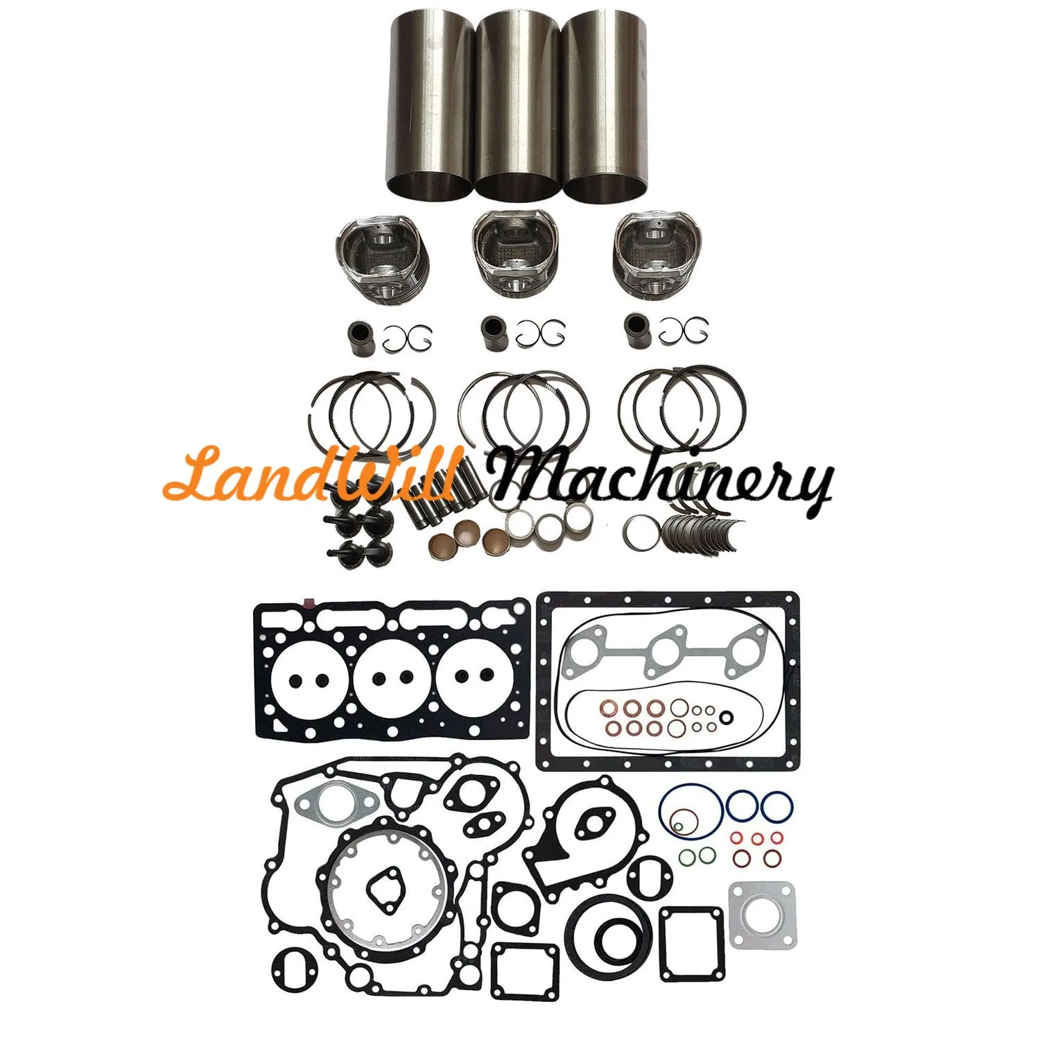 D1005 Engine Overhaul Rebuild Kit STD Fits For Kubota Engine