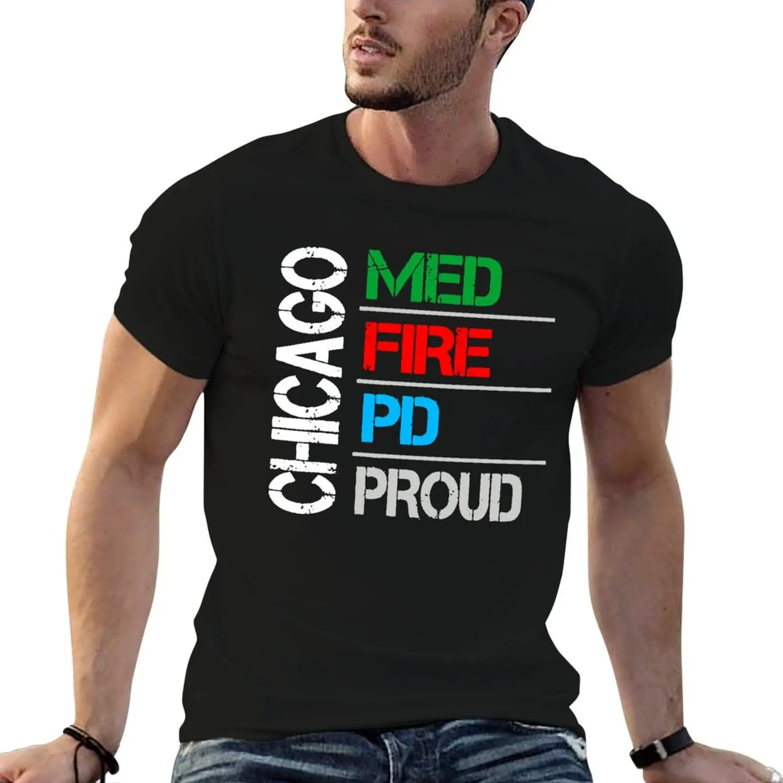 Camiseta Chicago Fire, camiseta de algodón, camiseta 100% algodón, camiseta Pack Man, camiseta de algodón
