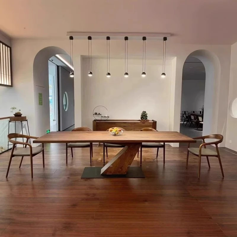 

Modern Wooden Table Chairs Sets Nordic Italian Luxury Center Dining Tables Kitchen Restaurant Mesas De Comedor Furnitur M Design