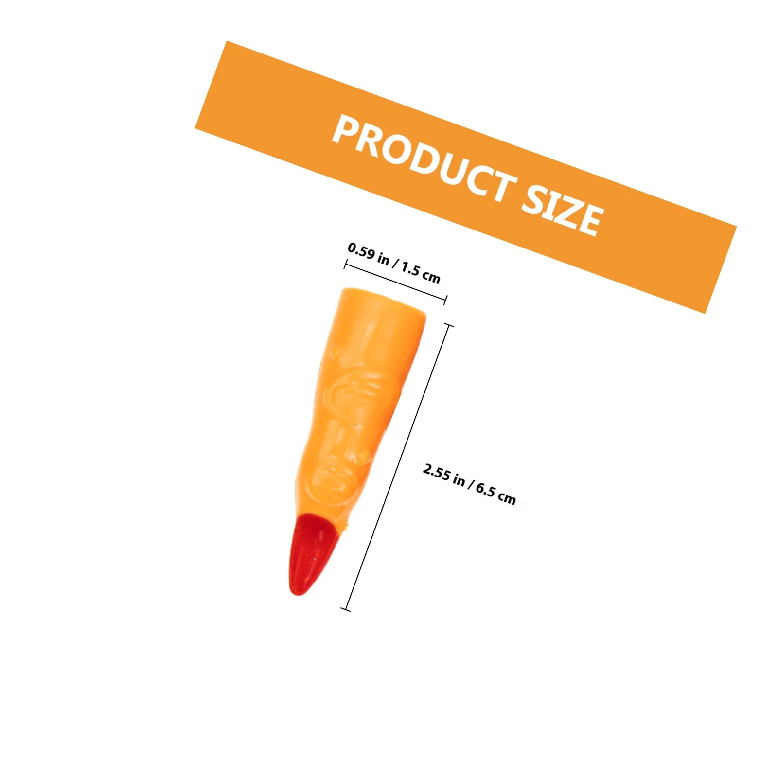 40 قطعة أصابع الساحرة أظافر الهالوين المزيفة خفيفة الوزن وقابلة لإعادة الاستخدام أظافر بلاستيكية للزينة المخيفة ذاتية الصنع