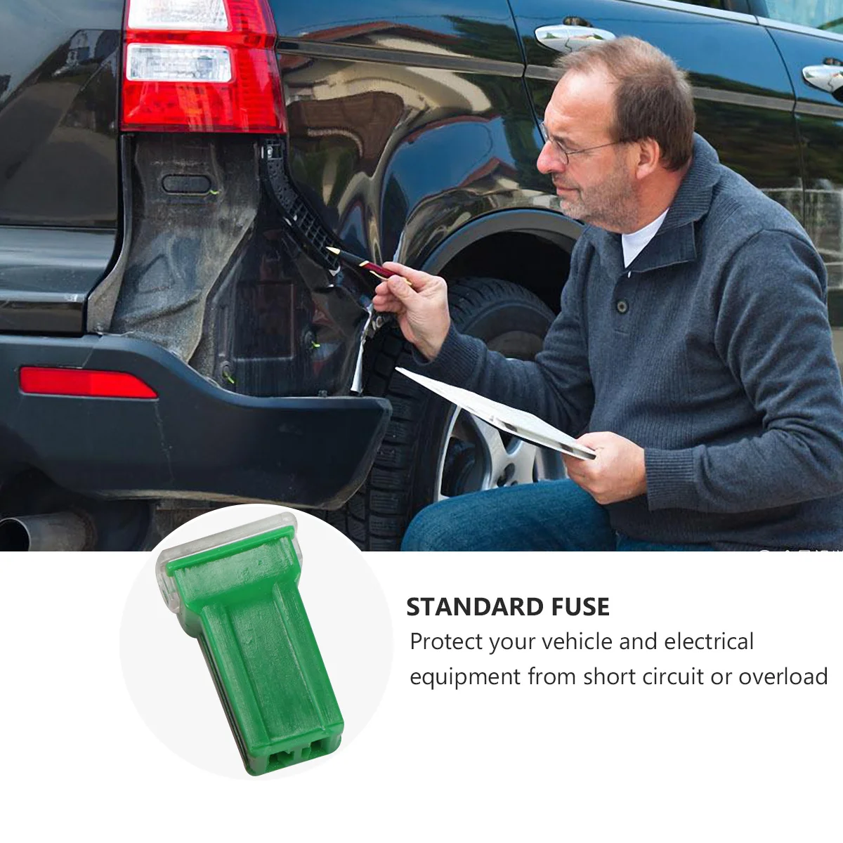 

10Pcs Low Tall Profile Car Fuses 20a 30a 40a 50a 60a Premium Material Overload Short Circuit Protection Jcase Fuse