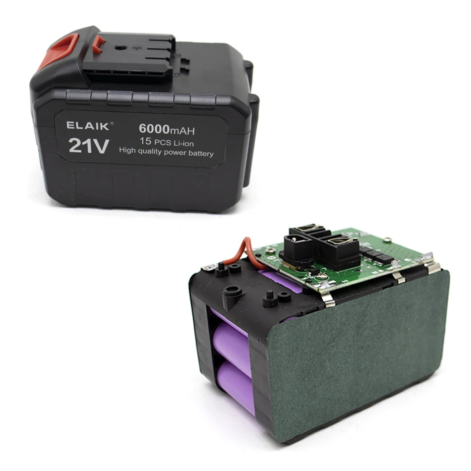 21V 6000mAh Rechargeable Battery Lithium Ion Battery High Capacity for Dayi Electric Power Tool Battery