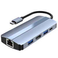 7-in-1 notebook multi port docking station type-c suitable for i-Pad switch USB multifunctional expansion