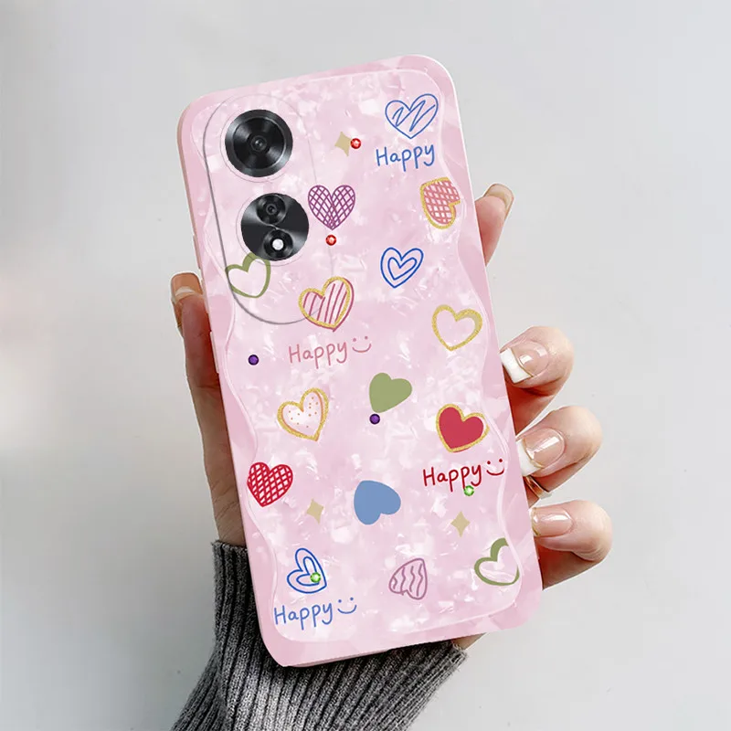 For OPPO A60 4G Case Cute Cartoon Soft Silicone Phone Case For OPPOA60 CPH2631 6.67inch Protect Back Cover Coque OPPO A60 Fundas