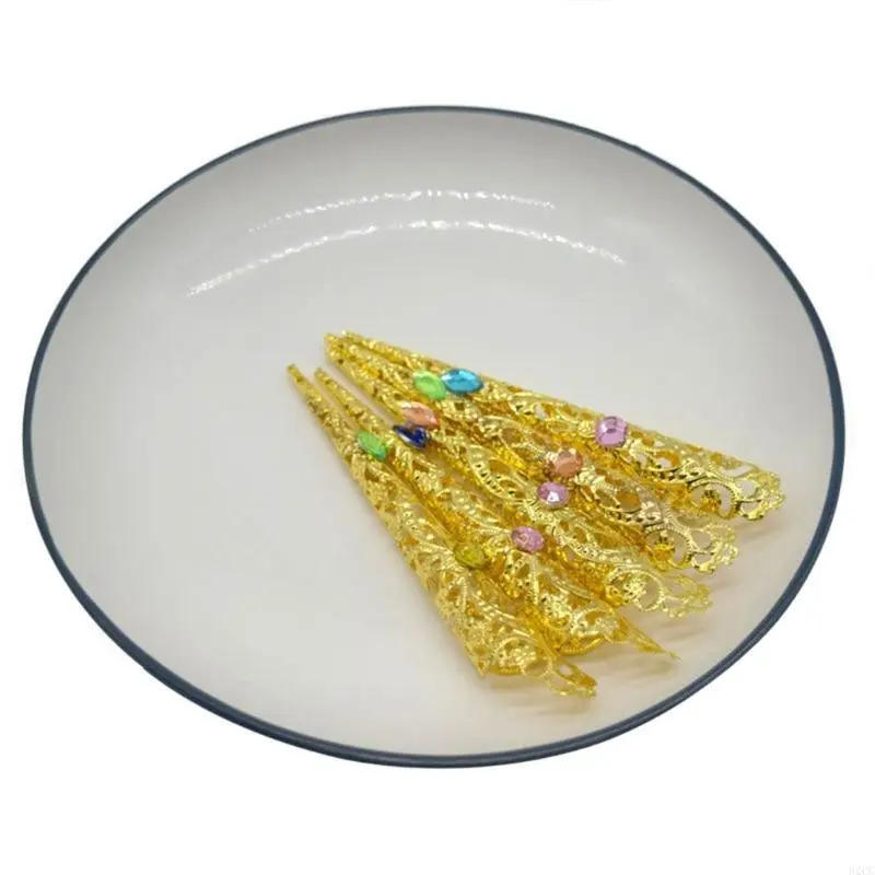 62cc CCC Fingertip Nails Rings Decors Dings Knuckles Protectores