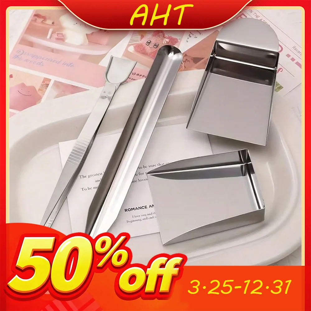 

AHT 4Pcs Stainless Steel Jewelry Tool Set - Precision Pliers Tweezers & Beading Tools for DIY Jewellery Making Repair Crafting