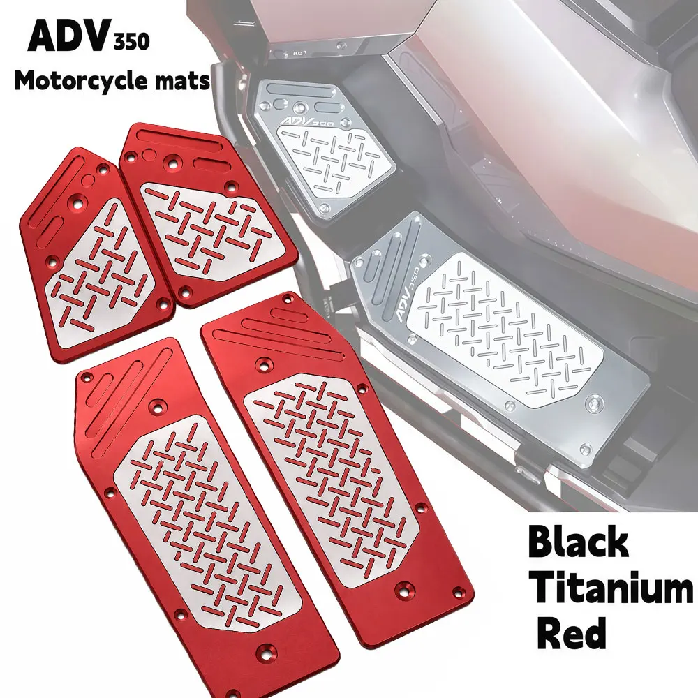 Подножки для мотоцикла Honda ADV 350 AD 350 adv350 из алюминиевого сплава, модифицированные, противоскользящие.