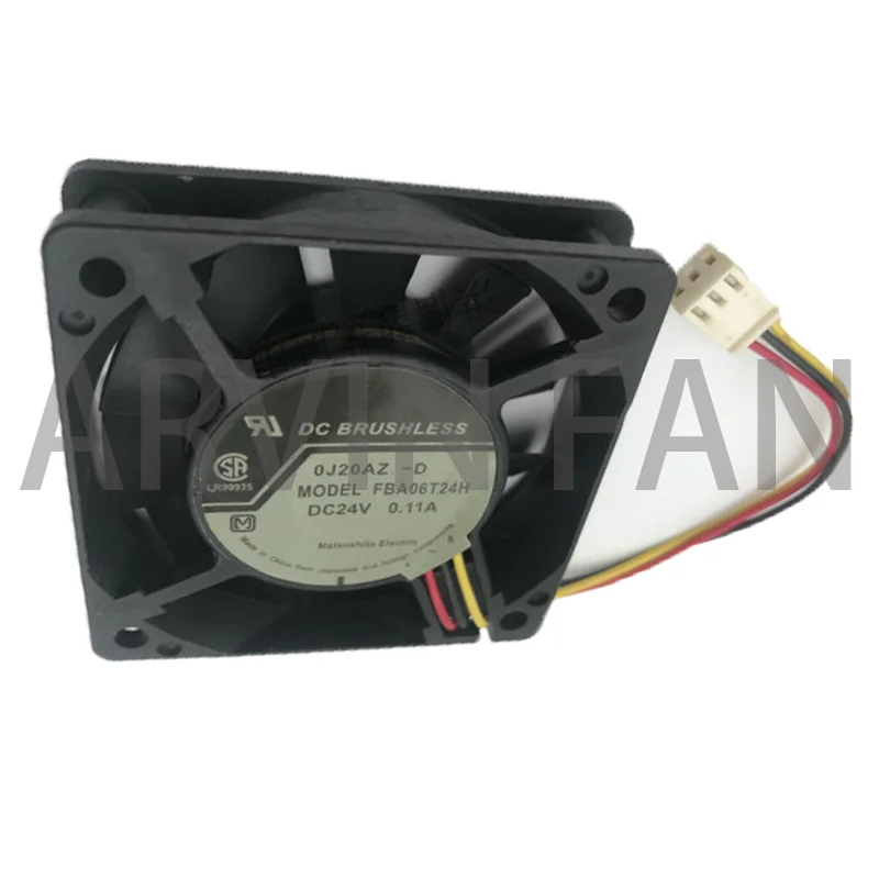 

Original 1pcs FBA06T24H 6015 60mm 6cm 24V 0.11A Server Inverter Axial Cooling Fans