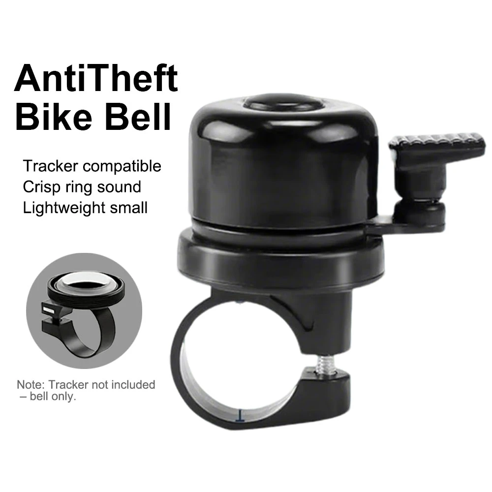 Fahrradklingel mit verstecktem AirTag-Halter, diebstahlsicher, wasserdicht, GPS-Tracker für Mountainbike, Rennrad, Roller, Fahrradzubehör – Detail 5