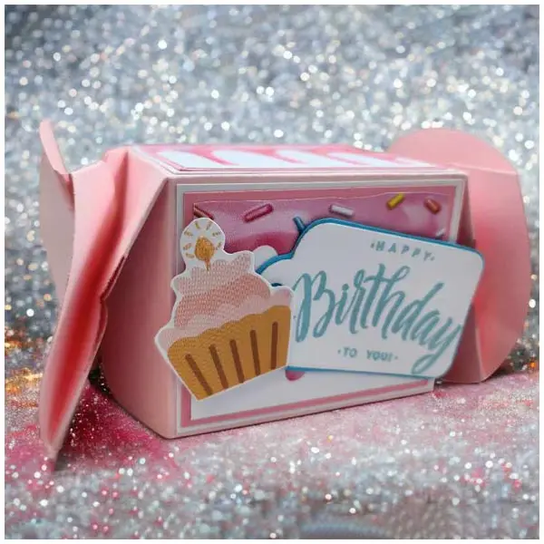 Handmade With Love Twisted Bon Bon Cracker Metal Cutting Dies Scrapbooking Accessories Die Cut Embossing Frame Card Craft