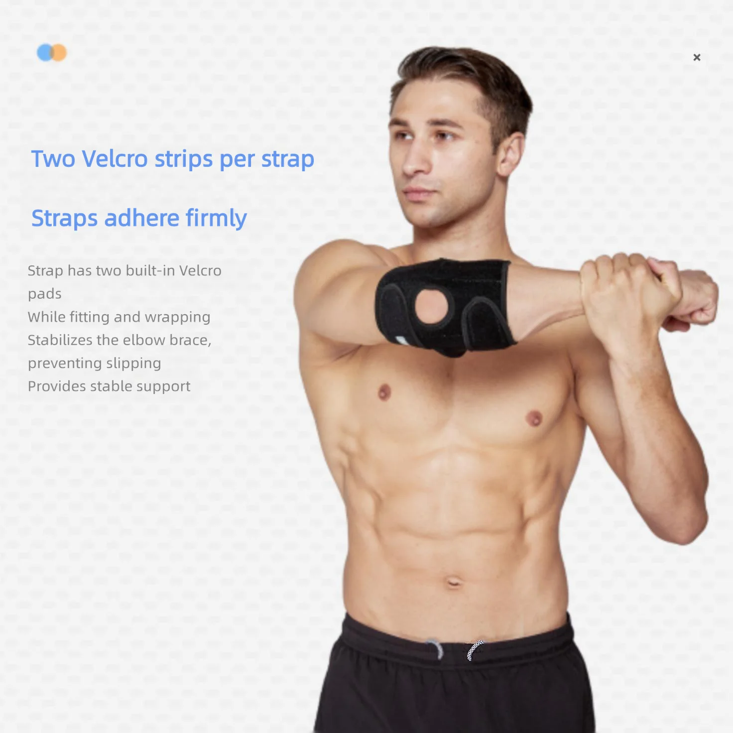 1 Piece Adjustable Neoprene Elbow Support Brace - Comfortable Sports Fitness Protector for Men and Women