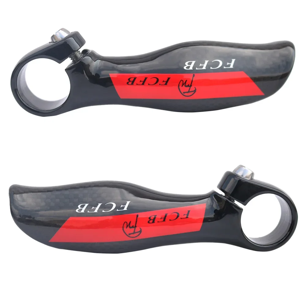 Carbon handlebar ends mtb handlebar ends Mountain bike Small Auxiliary Handlebar MTB bicycle bar end Parts red blue green