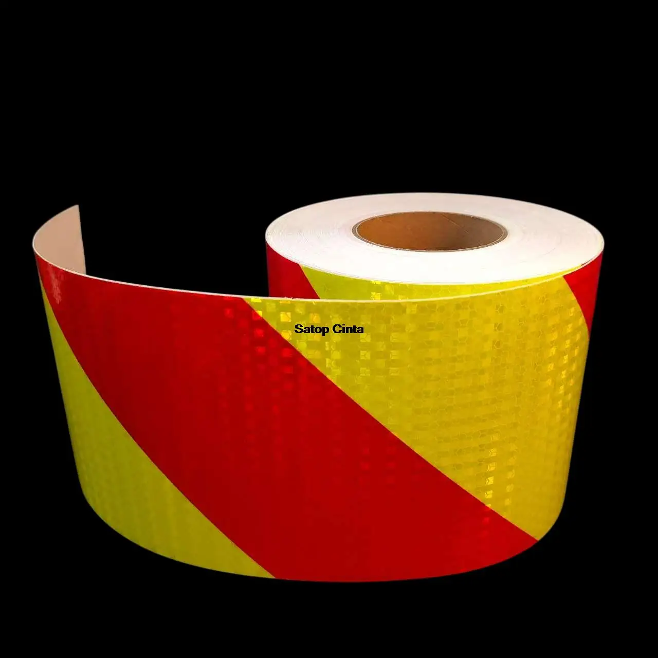 5cm/10cm/15cm/20cm*5M Fluorescent-Yellow-Red Reflective Car Sticker Right Twill Honeycomb PVC Reflector Material Waterproof Tape