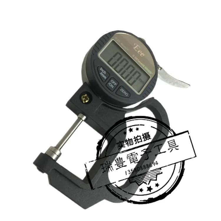 

Digital Display Micrometer Thickness Gauge 0-25mm Thickness Gauge 0.01/0.001mm Thickness Gauge Thickness Gauge