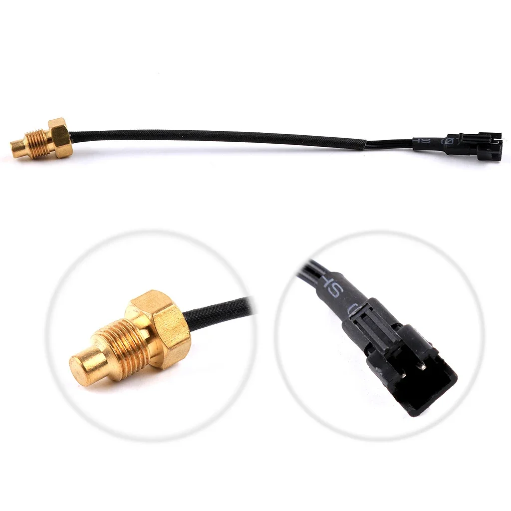 Motorcycle KOSO Water Temperature Mini Meter Sensor Water Temp For YAMAHA HONDA KAWASAKI  Adapter Scooter And Racing