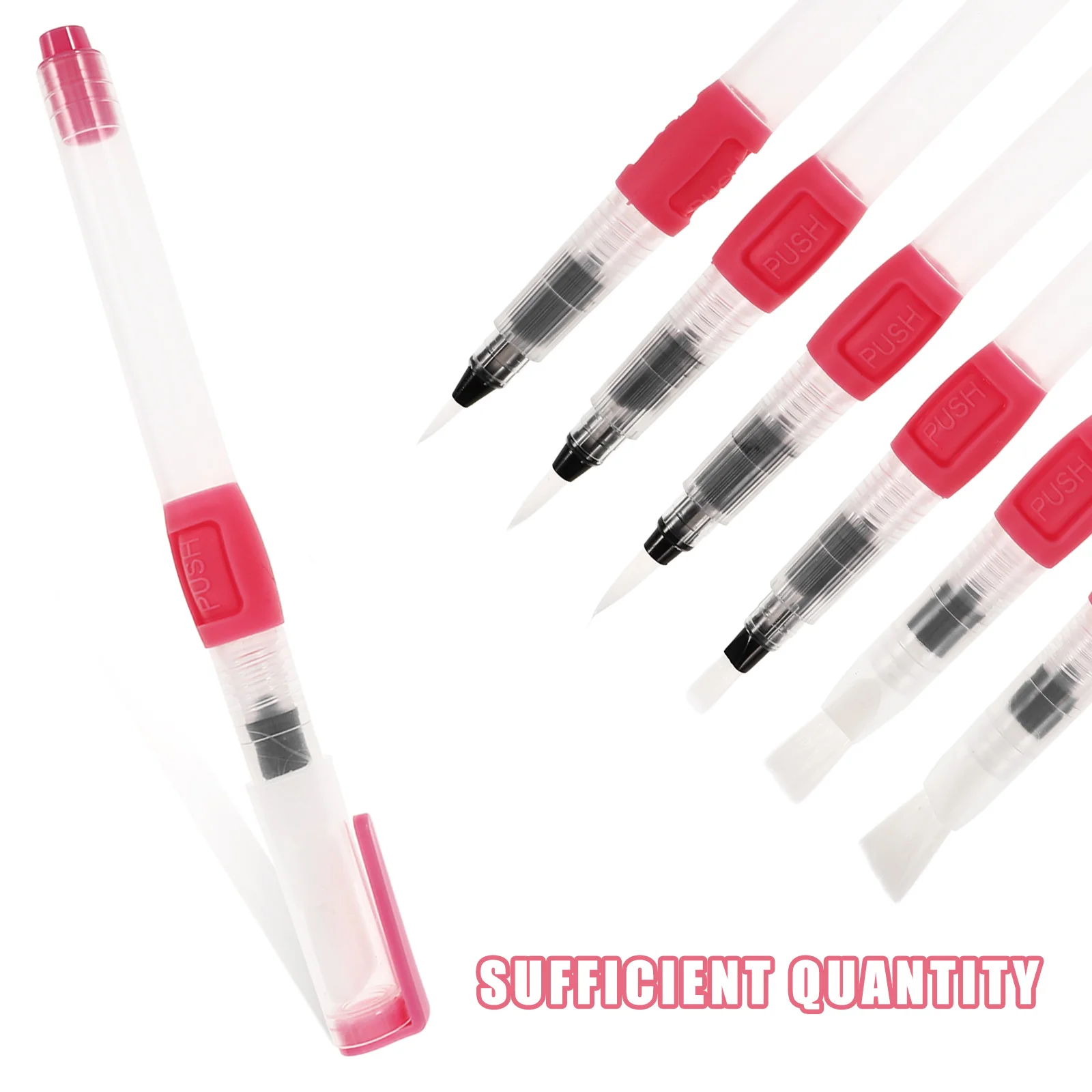 

6 Pcs Sketching Painting Supplies Watercolor Pen Professional Brush Pens Travel