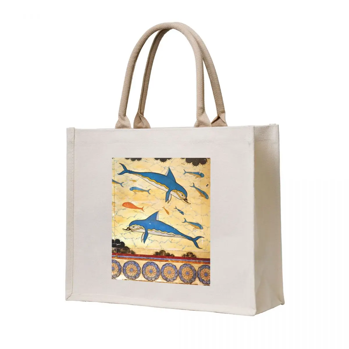 

The Minoan Dolphins Tote Bag sac pour femme tote bag women tote bags men shopper bag woman