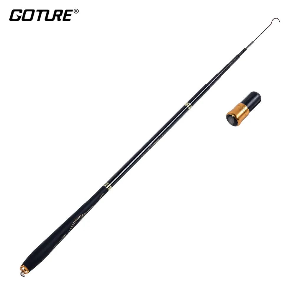 

Goture 1.5-3.6m Portable Ultralight Carbon Fiber Telescopic Fishing Rod Travel Stream Lake Hand Pole Carp Feeder Fishing Rods