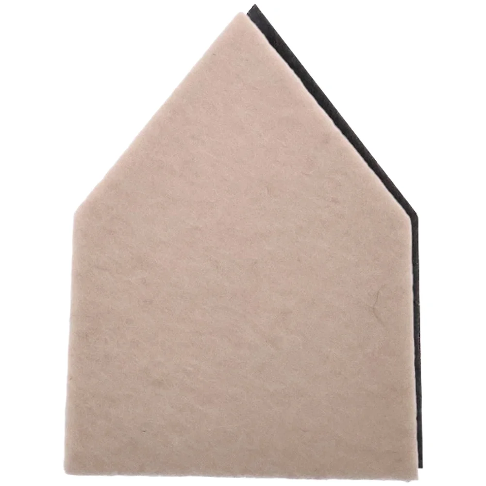 Wool Felt Polishing Pad Sized 63 x 88 mm for pentagon Shape for Consistent Results in Automotive Paint Refinishing