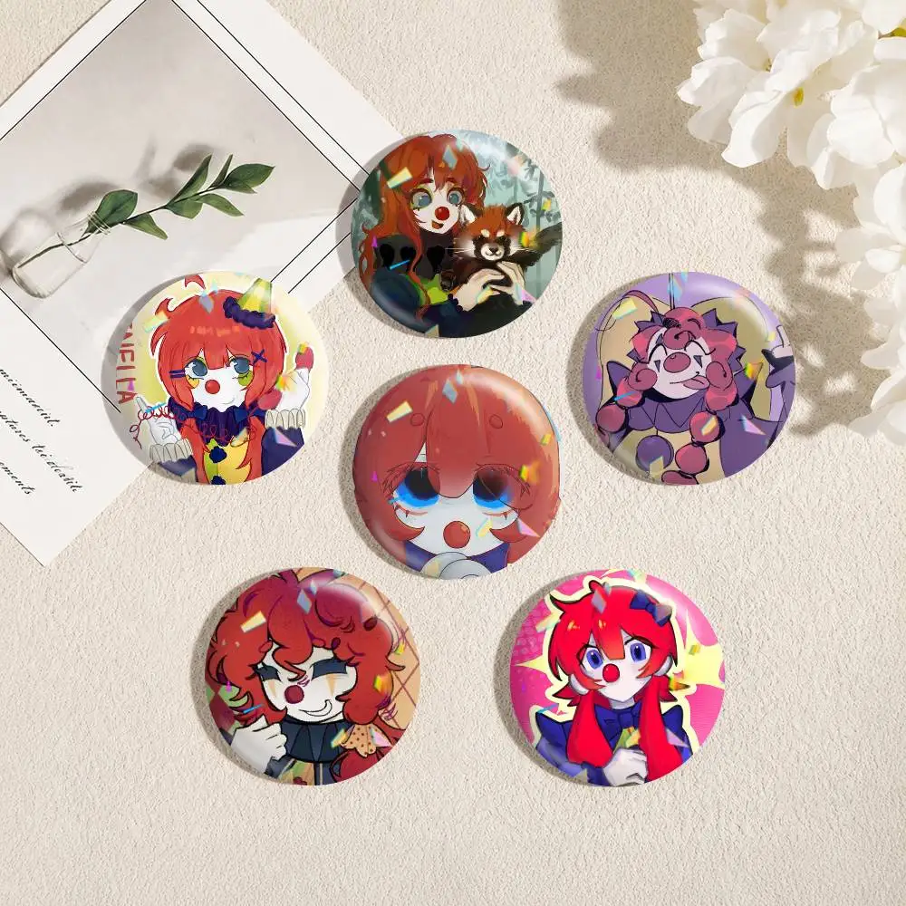 A ReGect Moe 25mm 32mm 44mm 58mm 75mm Brooches Badges Pins for Accessories Gift