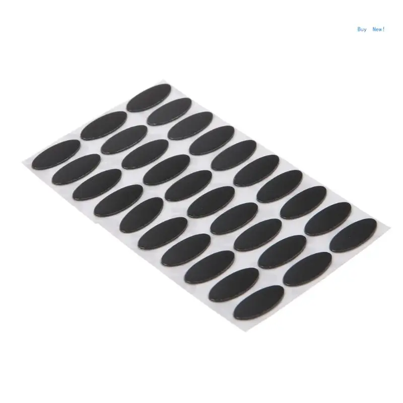 30Pcs Mouse Skates Glide Feet Pads Mouse Feet Sticker for Micro soft IE3.0 IO1.1 Mouse Rounded Curved Edges Mouse Feet