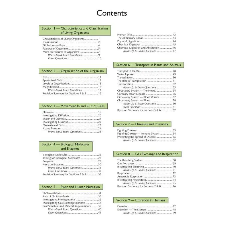 Cambridge International GCSE Biology Complete Revision  Practice CGP BOOKS Coordination Group Publications 9781789087024 Book