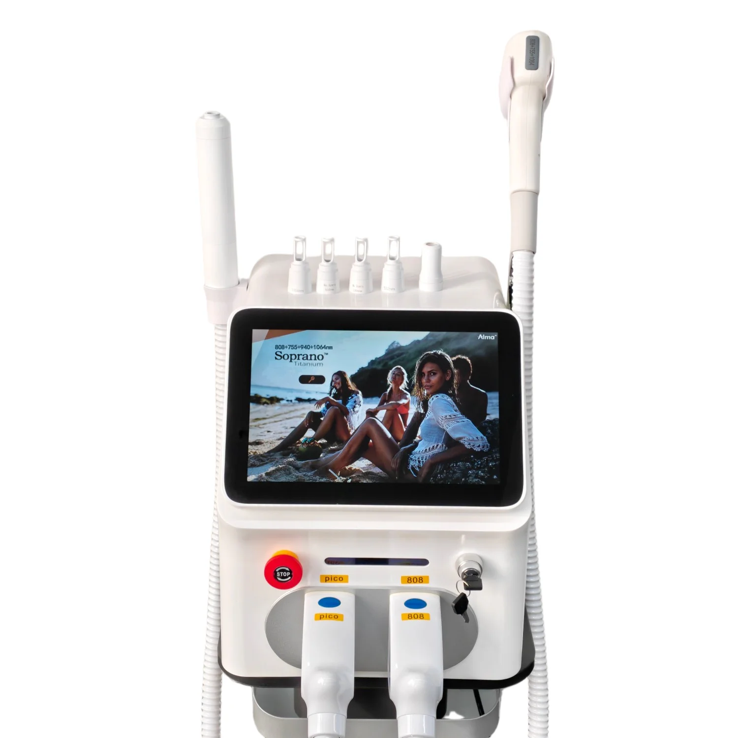 5000W  2in1 Diode Hair Removal & Pico Tattoo for Black Tattoo Dark Ink Freckle Wash Off Portable Quick Recovery Spa Home Equipm