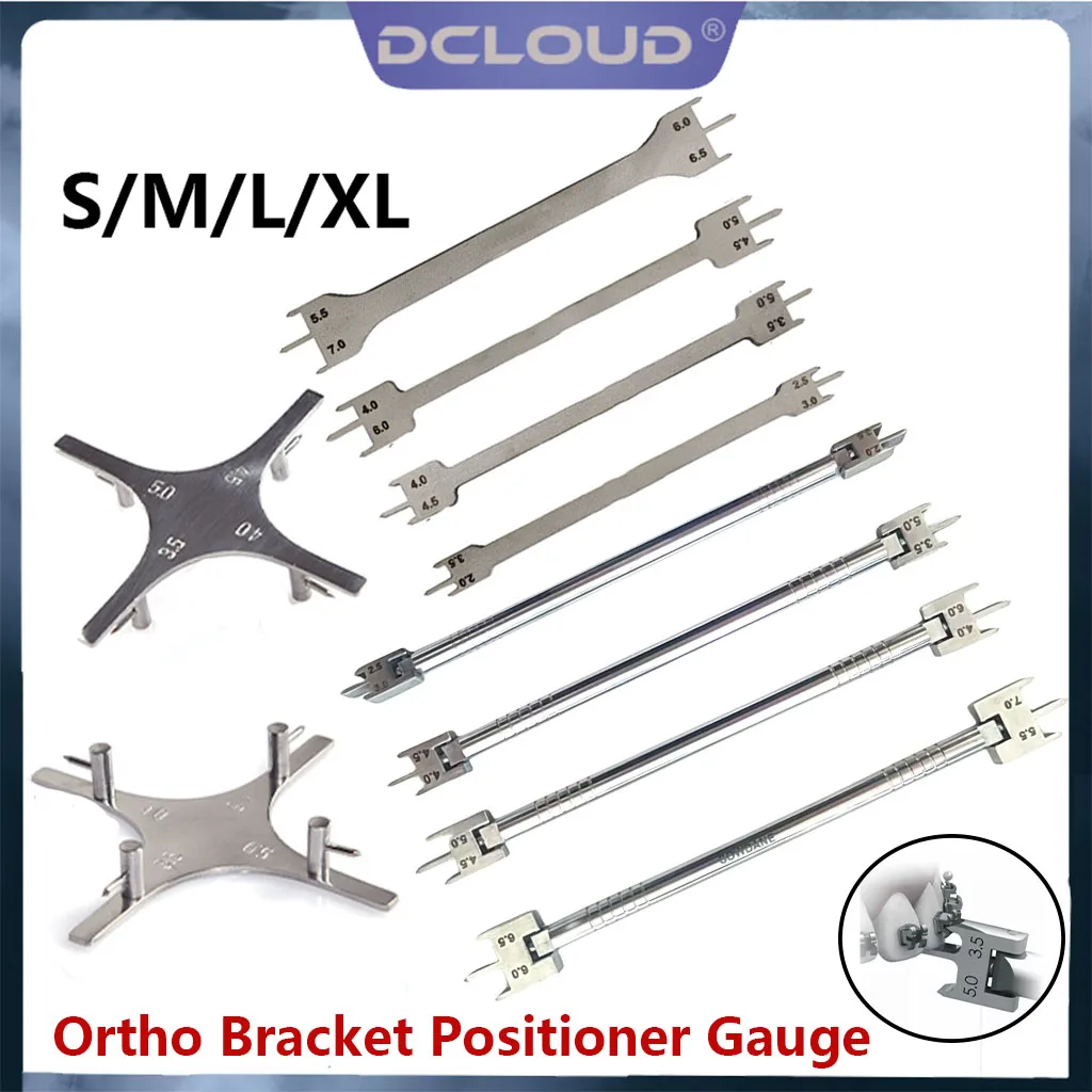 

Dental Bracket Positioner Orthodontic Brace Positioning Gauge Height Wick Locator Stainless Steel Rod Dentistry Instruments