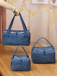 Chinese Handbag Inner Adjustable Free Tea Cup Bags Car Carrying Outdoor Tea Set Organizer Thickened Tote Bag