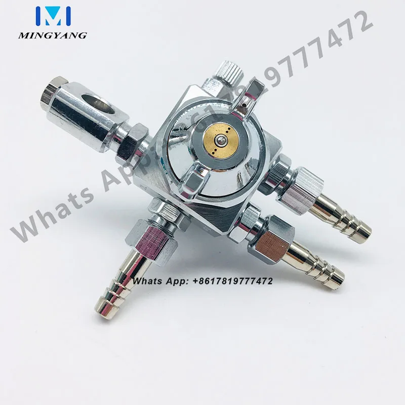 Japan Mini Automatic ST-5 ST-6 Spray Gun High Pressure Air Painting Gun For Blister Machine Refinishing Pneumatic Pressure Feed