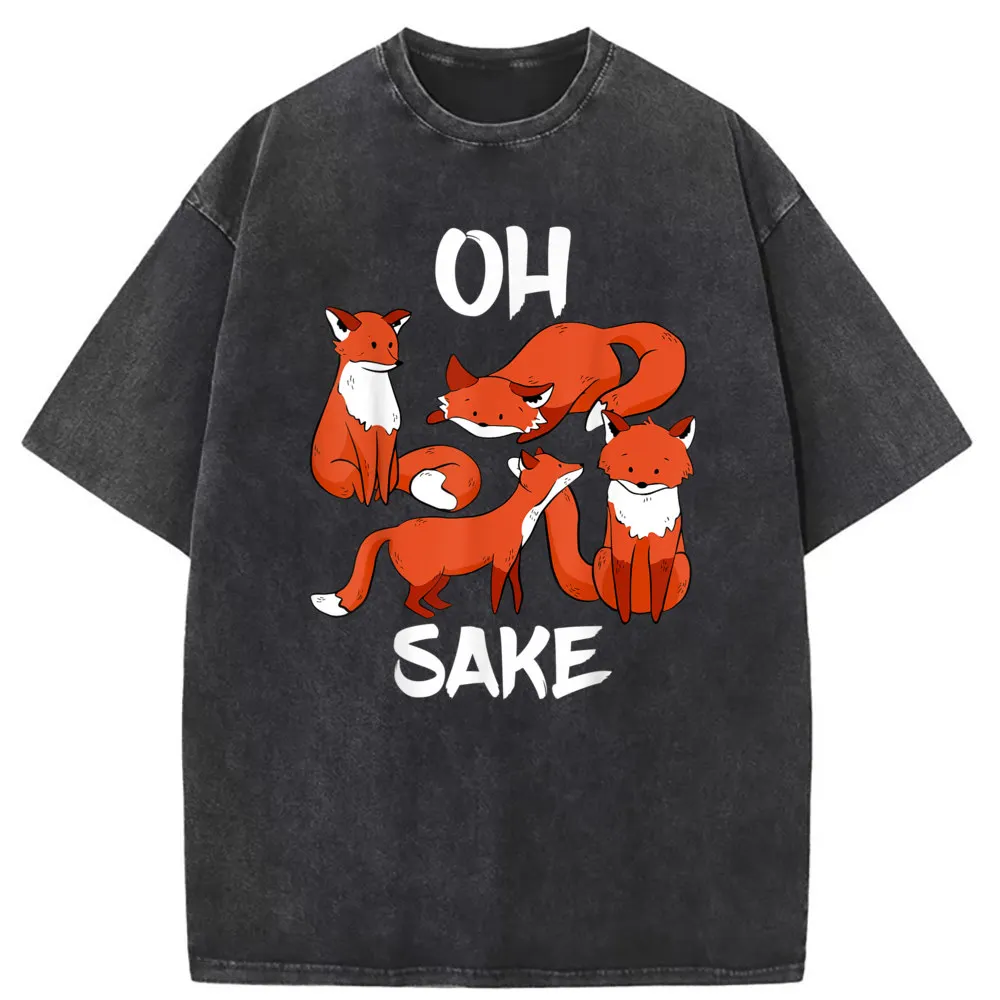 

Oh Four Fox Sake Funny Sweatshirts Long Sleeve Hip Hop 2023 Hot Sale Men Summer/Autumn Tshirts Man Gift Sportswears Clothing
