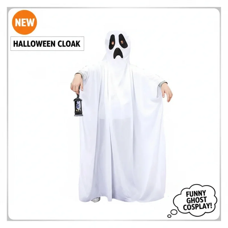 ☣2026 Baby Clown Jumpsuit Cosplay Costume for Halloween Party Circus Carnival, Unisex Infant Romper with Hat☣~! view 3