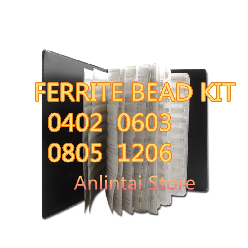 SMD FERRITE BEAD KIT SMD Resistors KIT  SMD capacitors  kit 0402 0603 1206 0201 0805 Capacitor resistor ferrite bead sample book