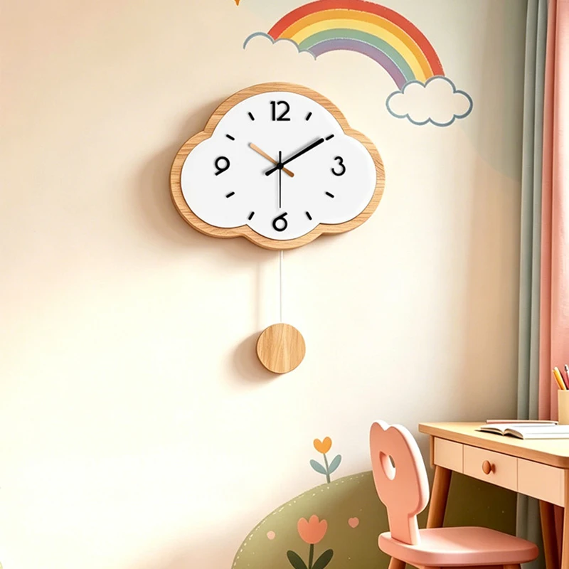 T*-Nordic Xenomorph Clock Wall Simple Fashion Minimalist Design Silent Creative Wall Clocks Aesthetic Modern Horloge Home Decor