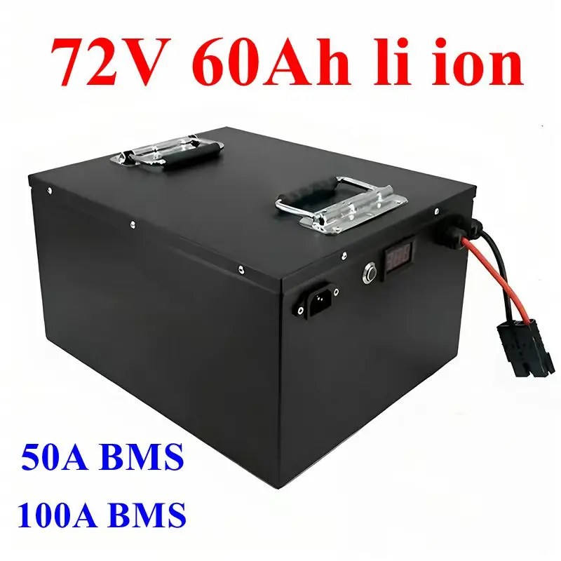 

72v 60Ah 60A li-ion lithium polymer battery pack replacement 50Ah 70Ah for 3000W 5000W 6000W 7000W Boat,golf car,camping car