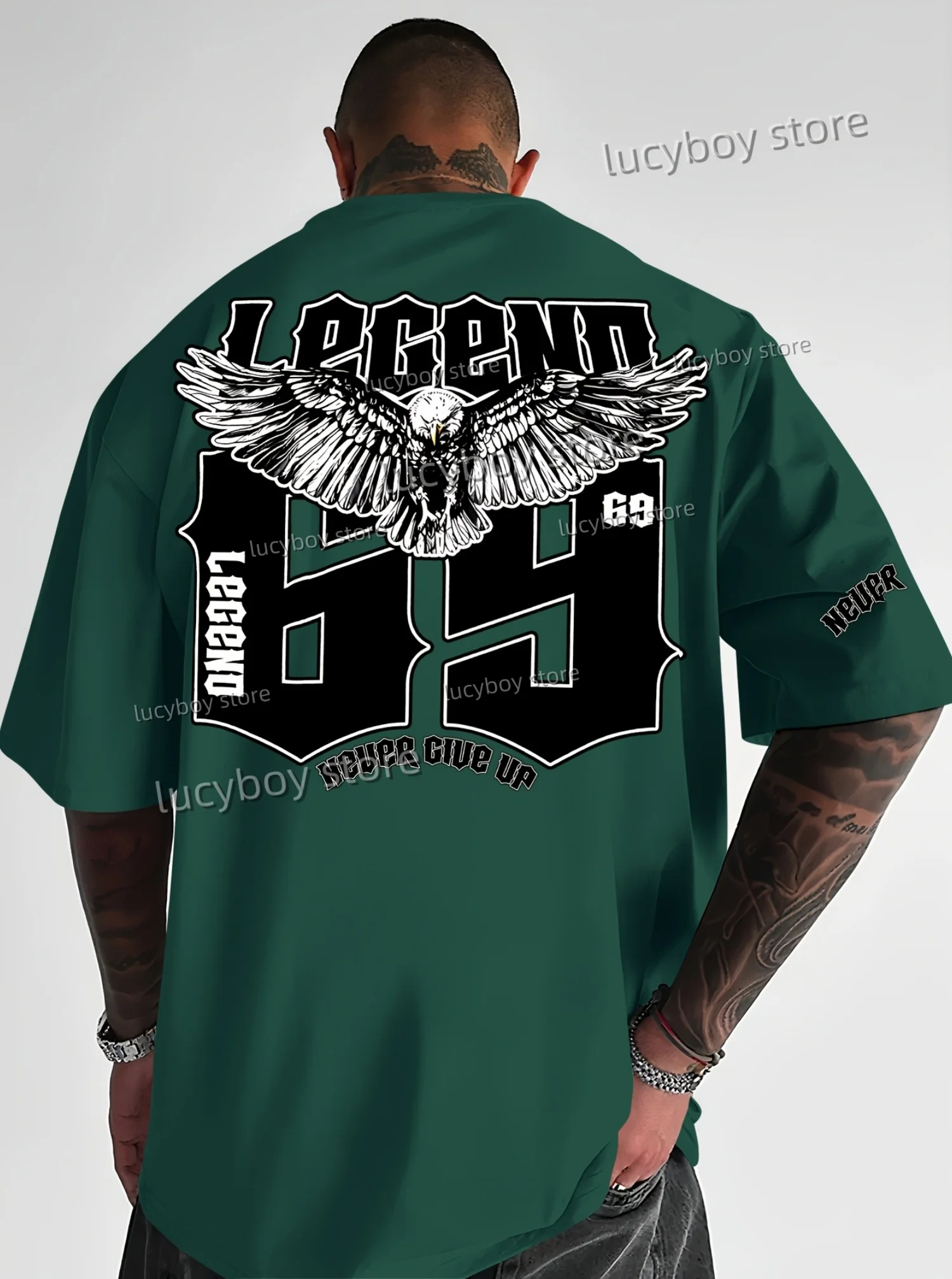 

2025 Summer Mens Legend 69 Graphic T Shirt Loose O-Neck Short Sleeve Sport Football T-Shirt T Shirt For Man Men's Clothing