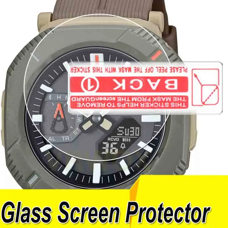 

2PCS Glass Screen Protector For Watch PRJ-B001-5JF GBX-100-7 GBX-100-8 GBX-100-2A GBX-100NS-4 ,2.5D Rounded Edges 9H