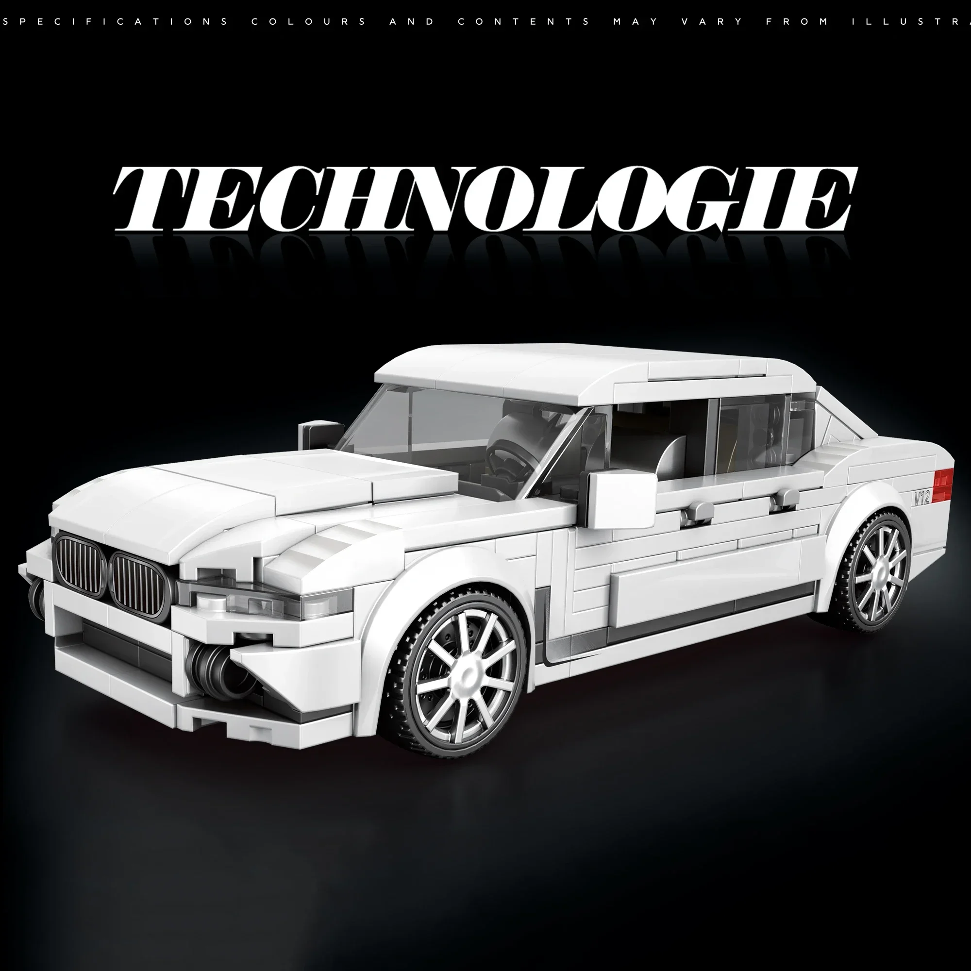 

398 шт., Детский конструктор «Автомобиль»